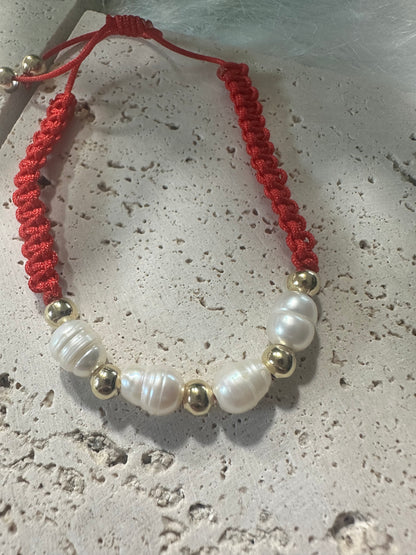 Pulsera Hilo Perla