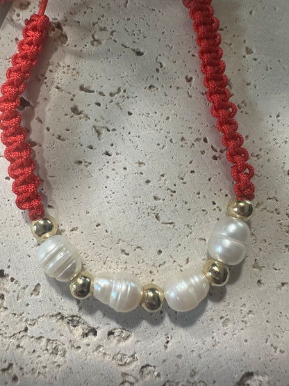 Pulsera Hilo Perla