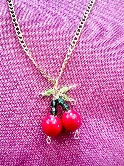 Cherries Necklace